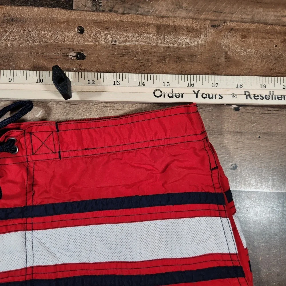 Vintage 90s Polo Sport Swim Trunks Mens Large Red Ralph Lauren Mesh Lined
